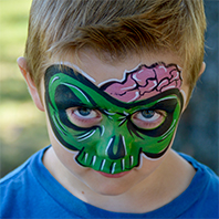 boy face painting 1